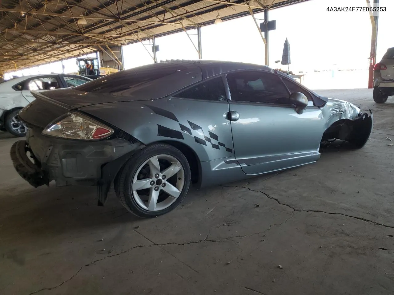 2007 Mitsubishi Eclipse Gs VIN: 4A3AK24F77E065253 Lot: 72153994