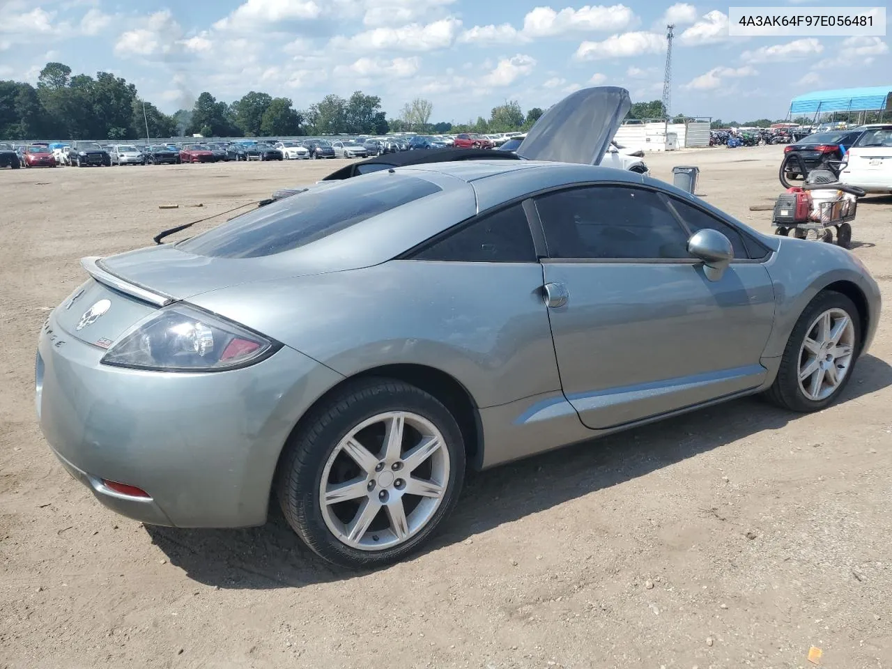 2007 Mitsubishi Eclipse Es VIN: 4A3AK64F97E056481 Lot: 72369634