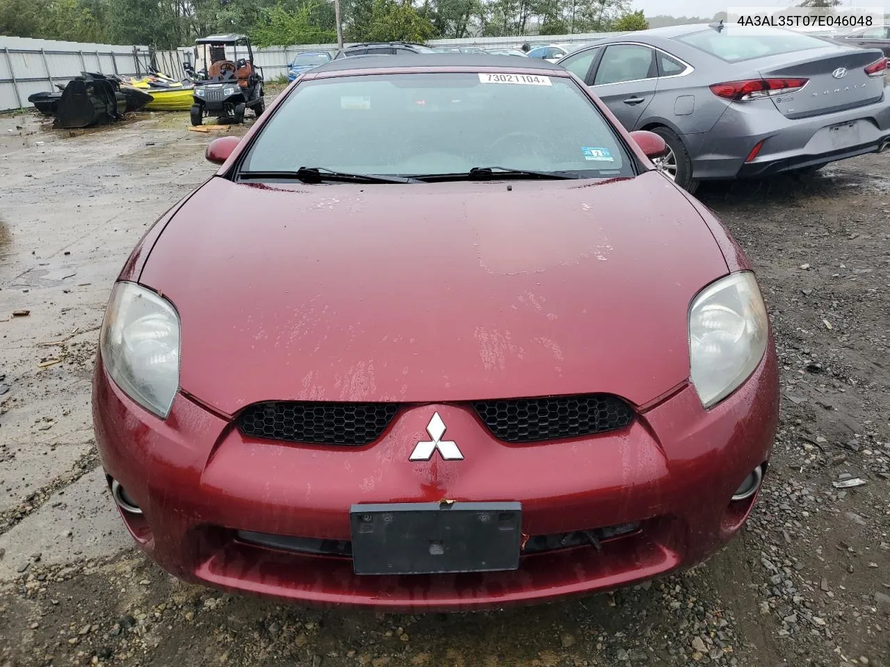 2007 Mitsubishi Eclipse Spyder Gt VIN: 4A3AL35T07E046048 Lot: 73021104