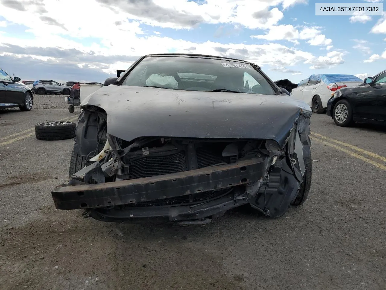 2007 Mitsubishi Eclipse Spyder Gt VIN: 4A3AL35TX7E017382 Lot: 76001374