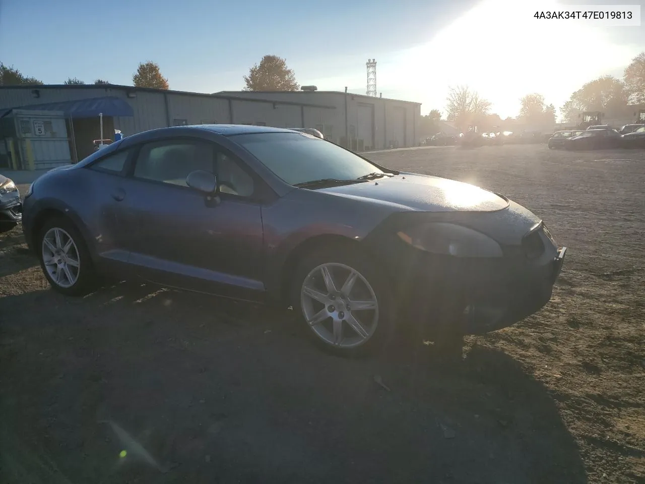 2007 Mitsubishi Eclipse Gt VIN: 4A3AK34T47E019813 Lot: 76297894