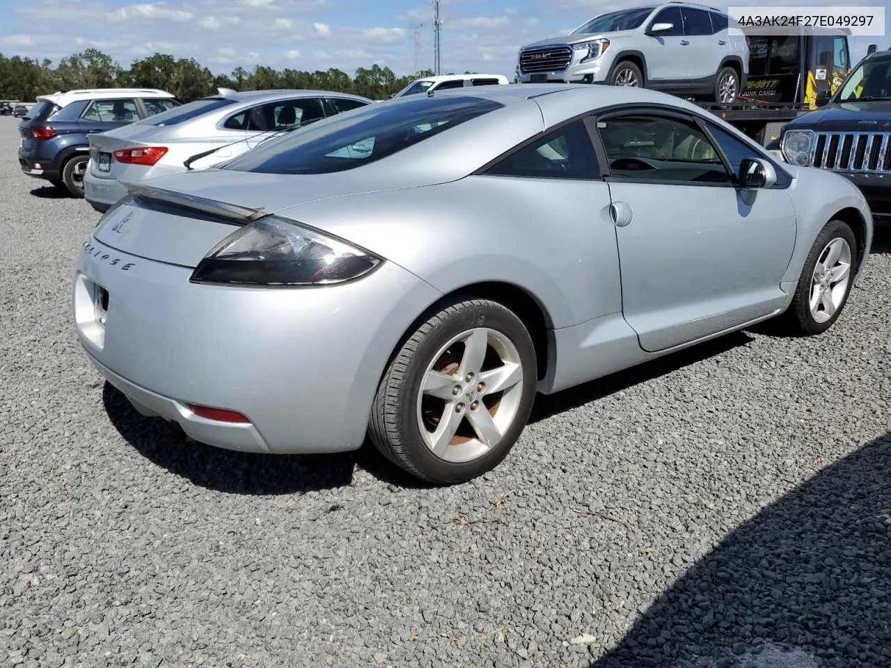 2007 Mitsubishi Eclipse Gs VIN: 4A3AK24F27E049297 Lot: 76913524