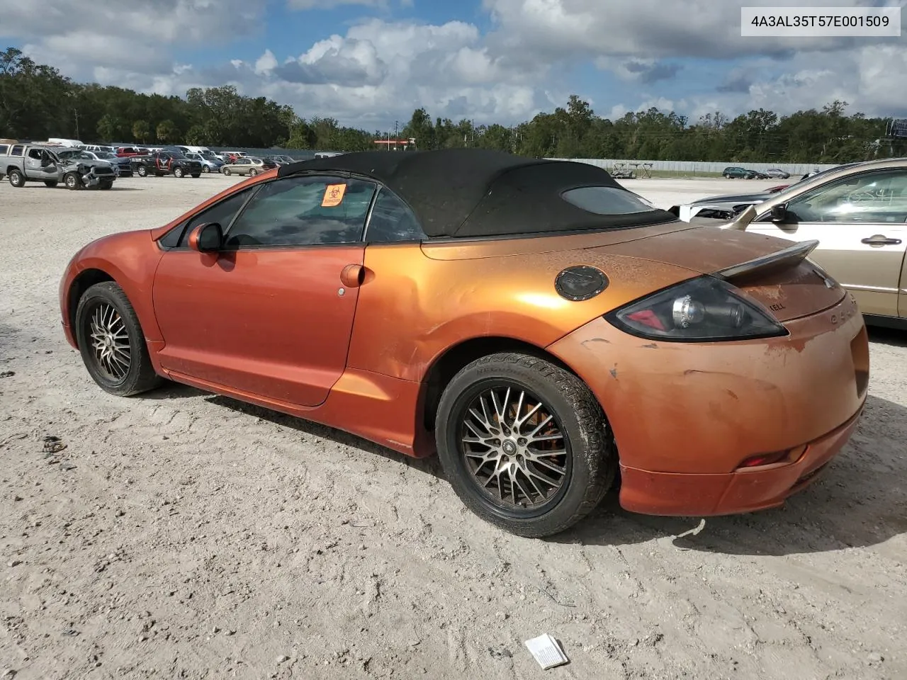 2007 Mitsubishi Eclipse Spyder Gt VIN: 4A3AL35T57E001509 Lot: 77471464