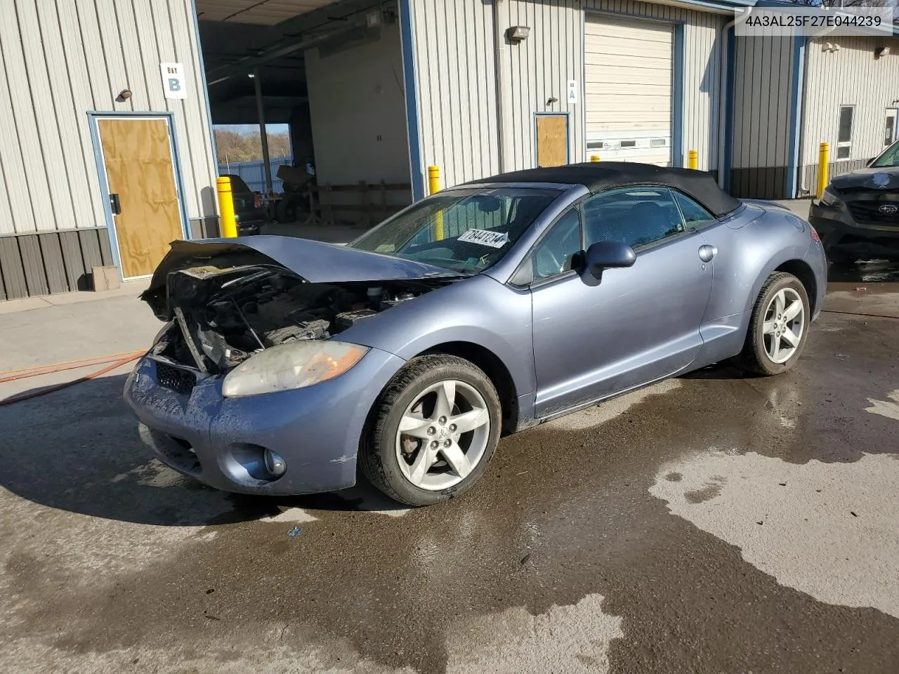 2007 Mitsubishi Eclipse Spyder Gs VIN: 4A3AL25F27E044239 Lot: 78441214