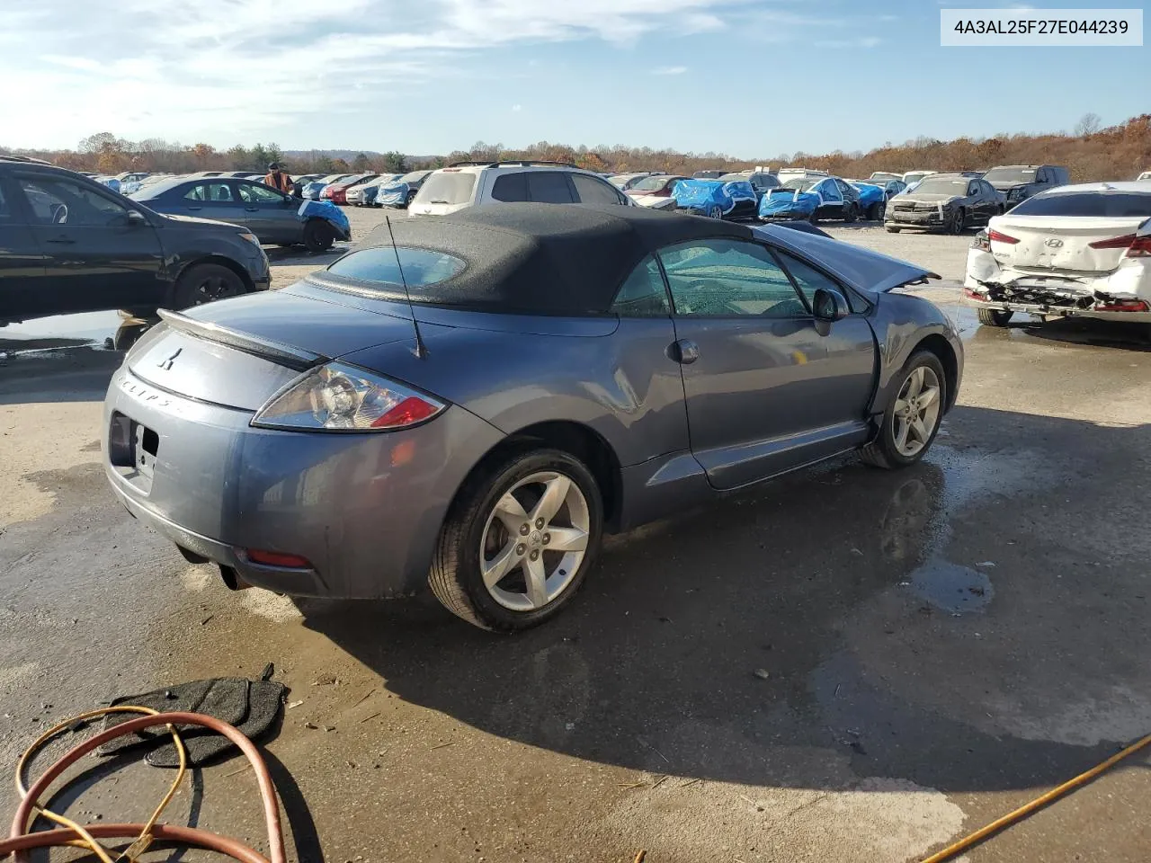 2007 Mitsubishi Eclipse Spyder Gs VIN: 4A3AL25F27E044239 Lot: 78441214