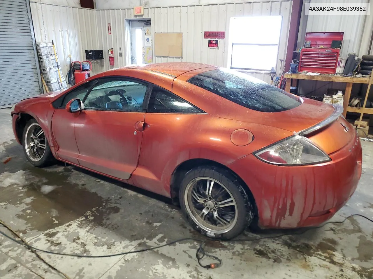 2008 Mitsubishi Eclipse Gs VIN: 4A3AK24F98E039352 Lot: 41743014