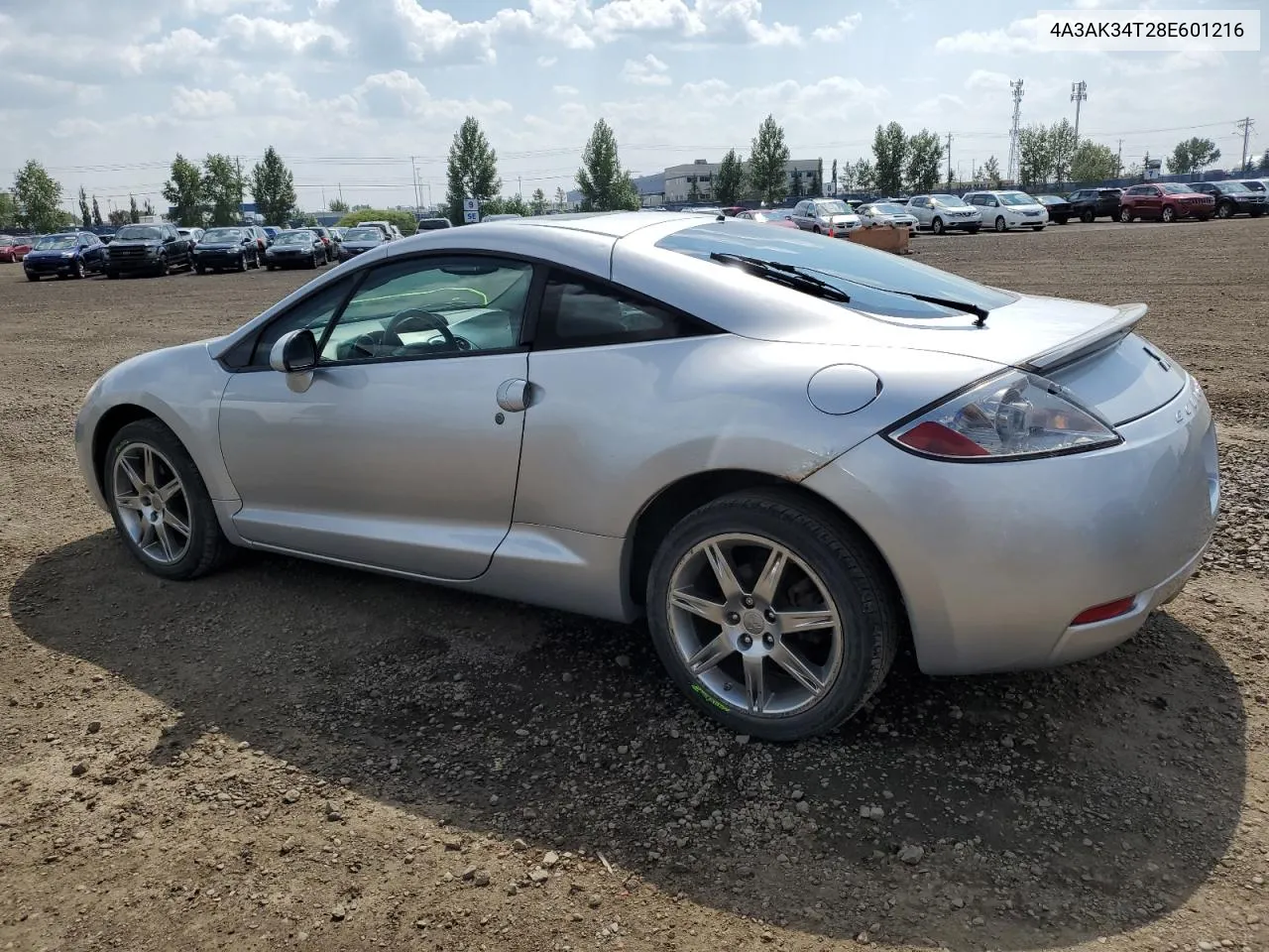 2008 Mitsubishi Eclipse Gt VIN: 4A3AK34T28E601216 Lot: 67039074