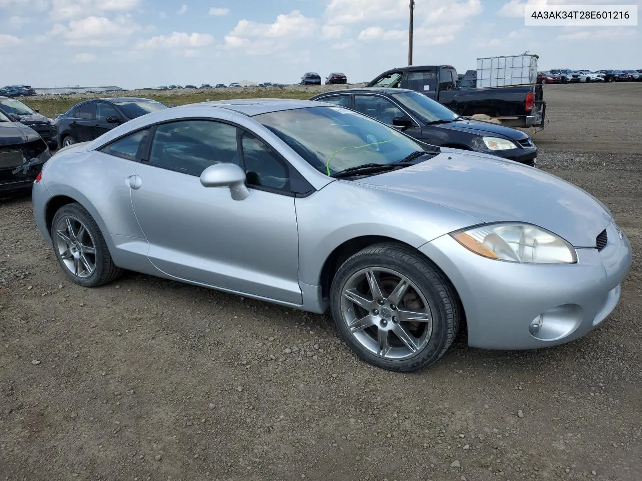 2008 Mitsubishi Eclipse Gt VIN: 4A3AK34T28E601216 Lot: 67039074