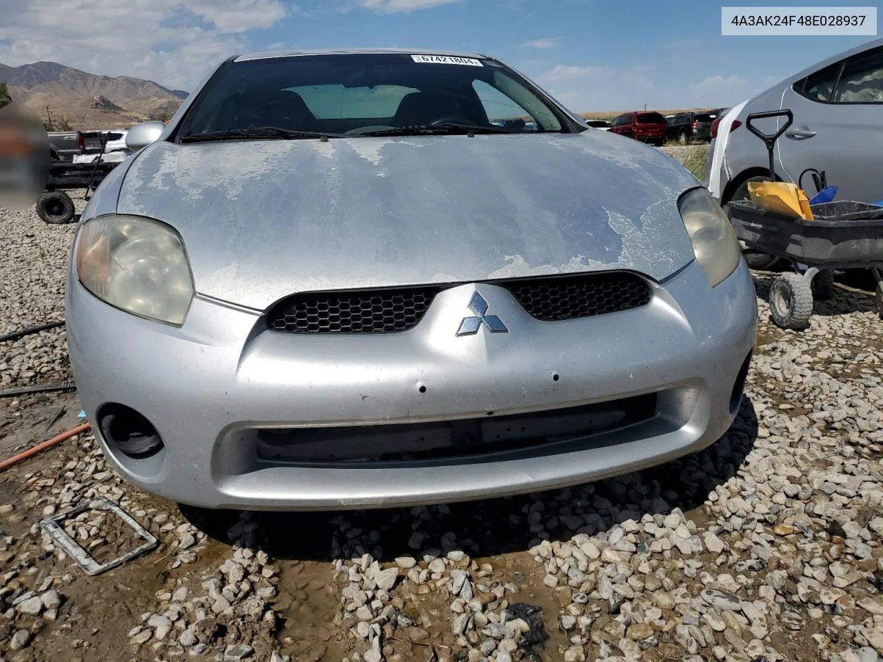 2008 Mitsubishi Eclipse Gs VIN: 4A3AK24F48E028937 Lot: 67421804