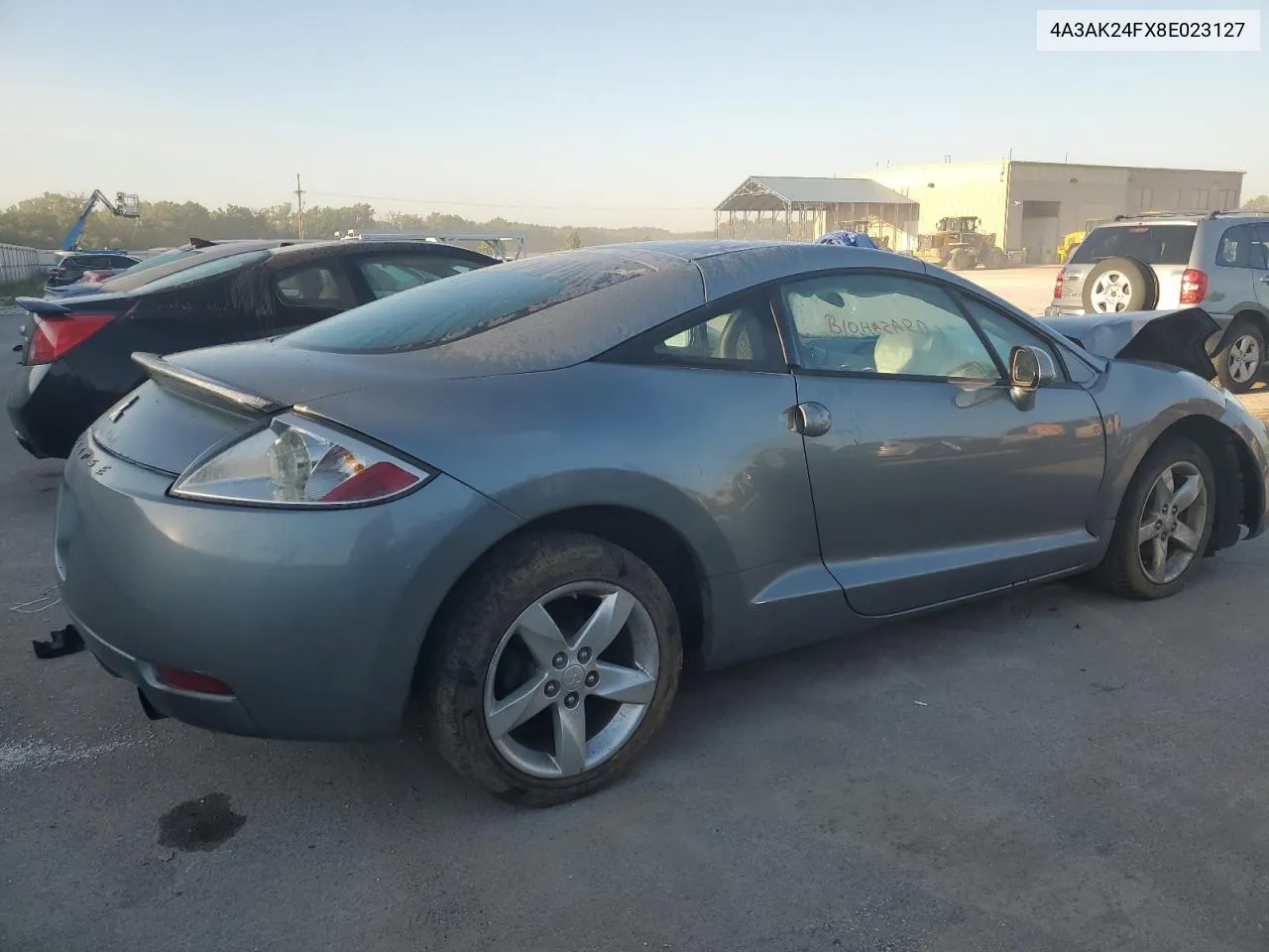 2008 Mitsubishi Eclipse Gs VIN: 4A3AK24FX8E023127 Lot: 70334164