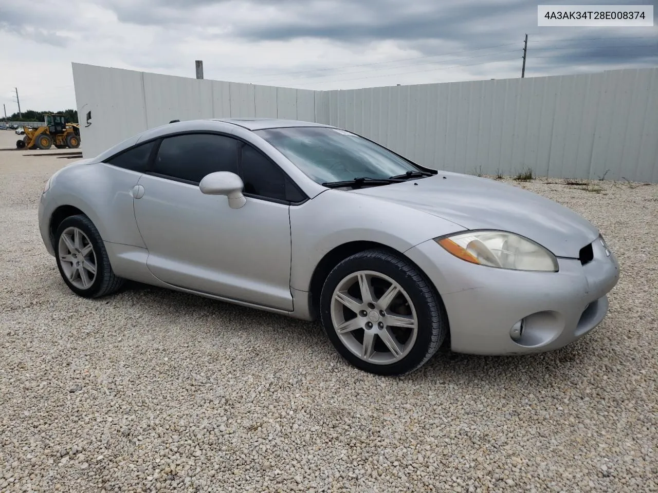 2008 Mitsubishi Eclipse Gt VIN: 4A3AK34T28E008374 Lot: 70987144