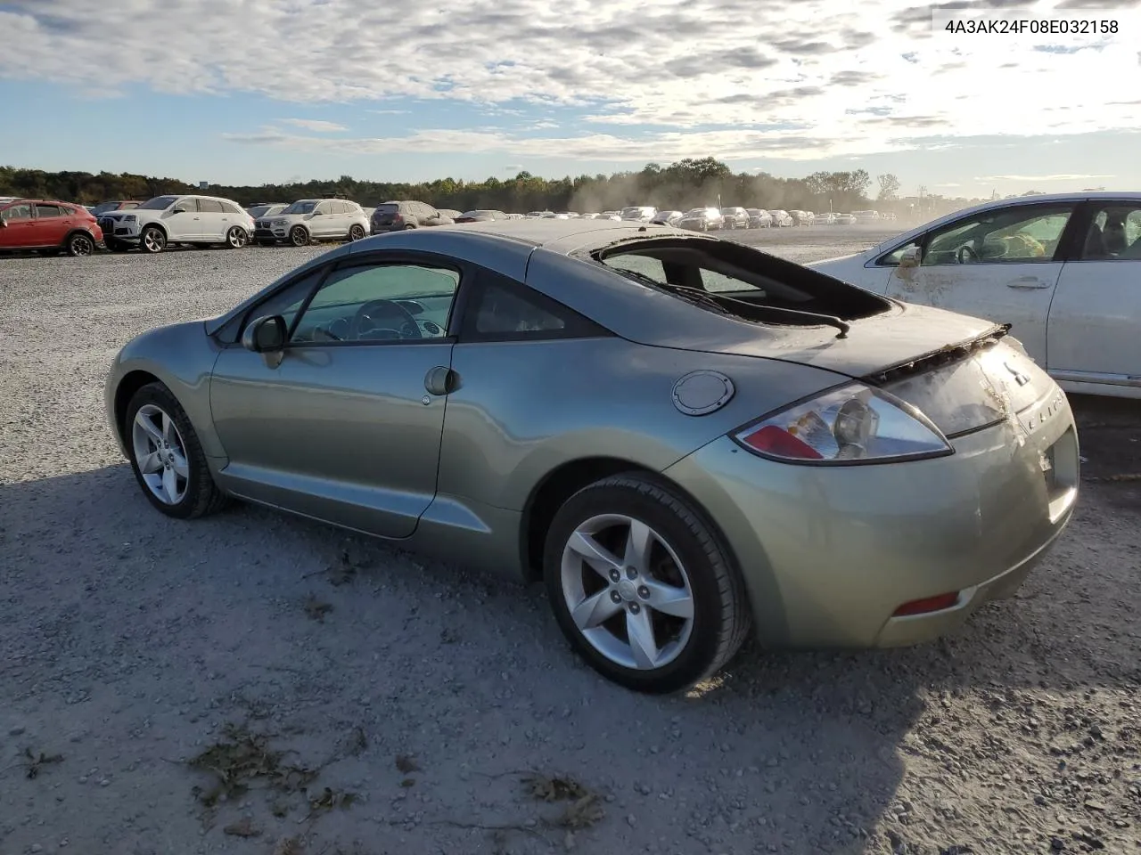 2008 Mitsubishi Eclipse Gs VIN: 4A3AK24F08E032158 Lot: 76334544