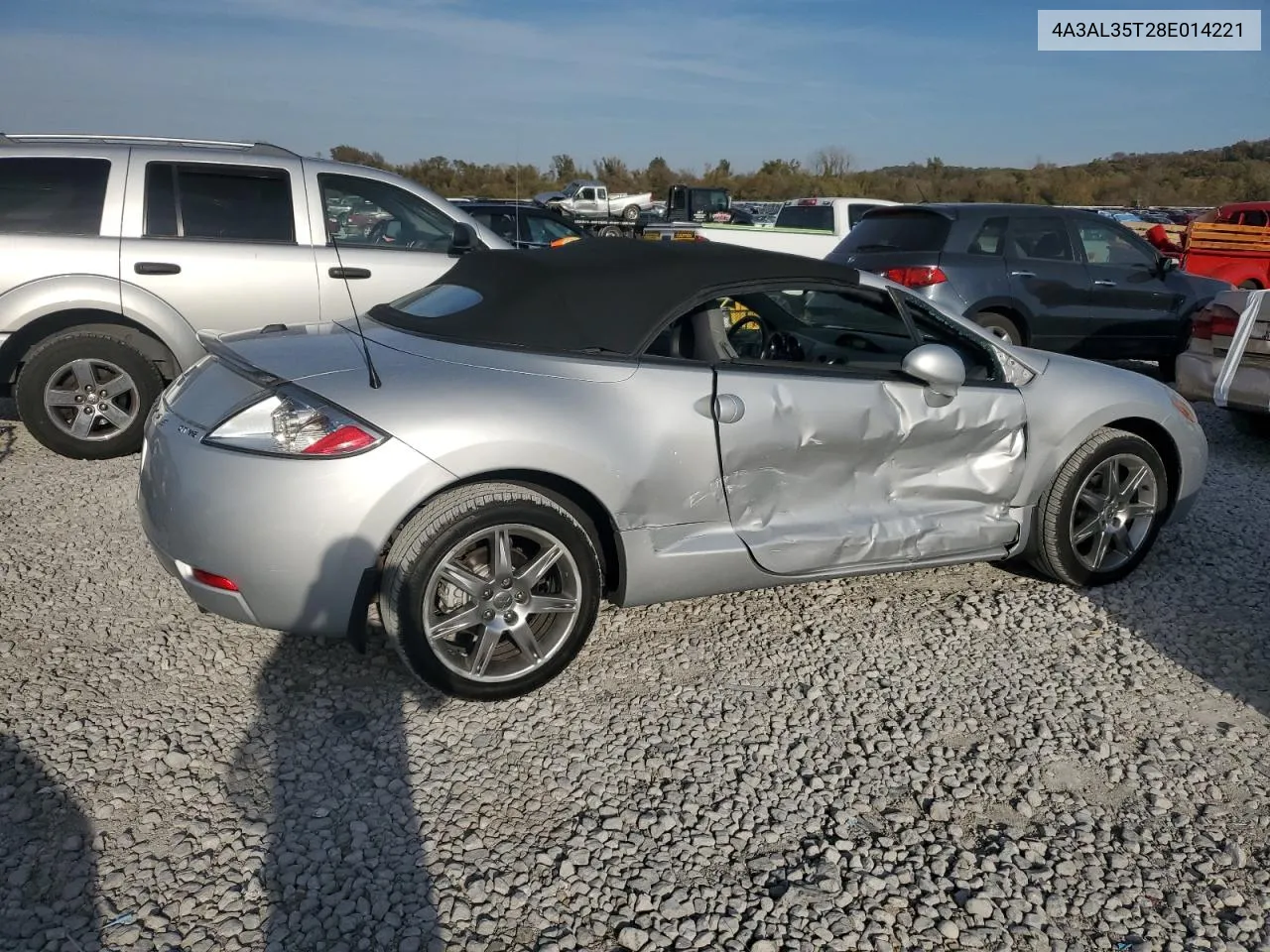 2008 Mitsubishi Eclipse Spyder Gt VIN: 4A3AL35T28E014221 Lot: 78194194