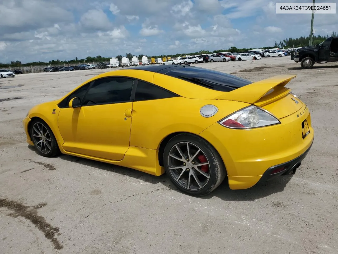 2009 Mitsubishi Eclipse Gt VIN: 4A3AK34T39E024651 Lot: 68601054