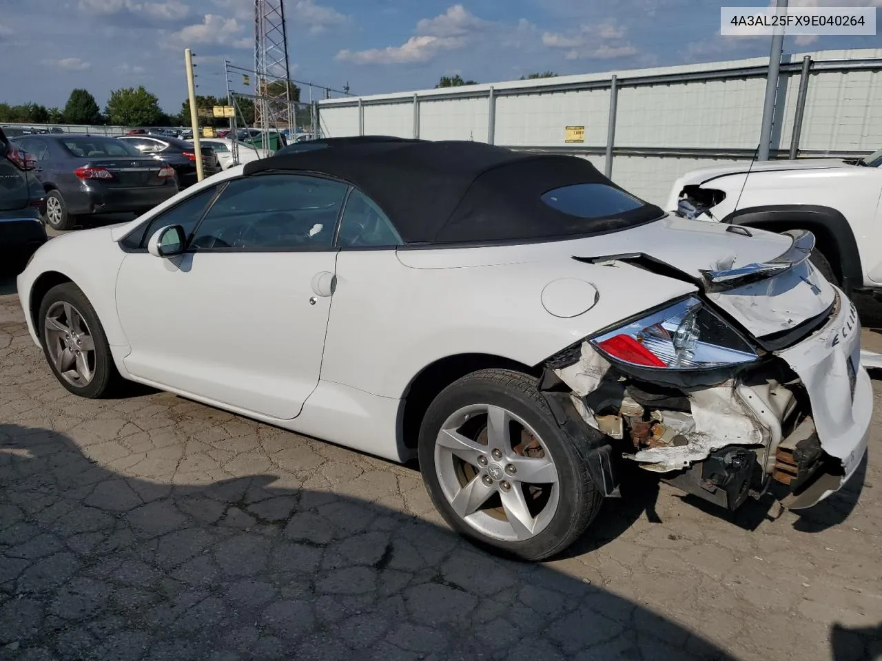 2009 Mitsubishi Eclipse Spyder Gs VIN: 4A3AL25FX9E040264 Lot: 69290994