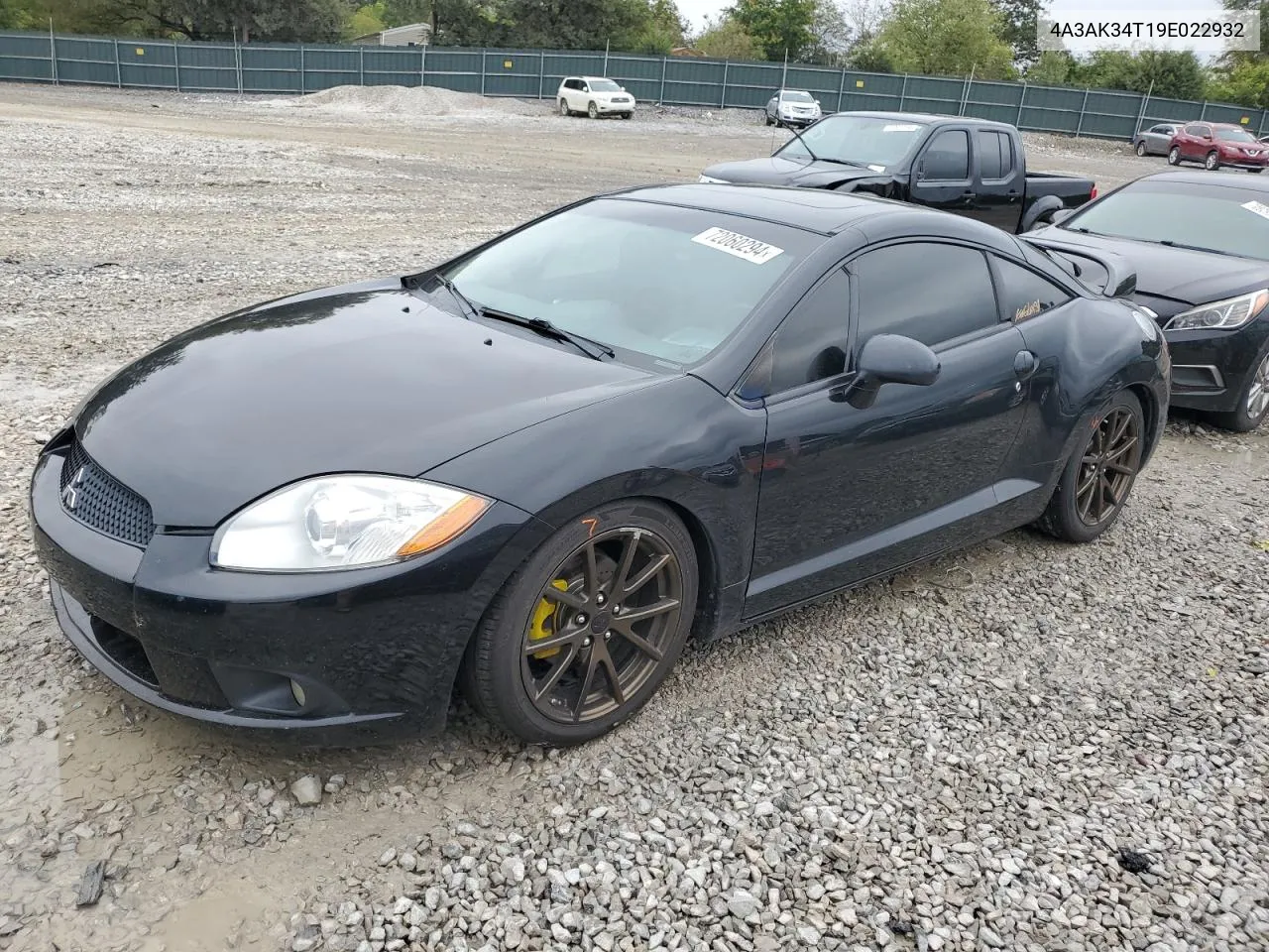 2009 Mitsubishi Eclipse Gt VIN: 4A3AK34T19E022932 Lot: 72060294