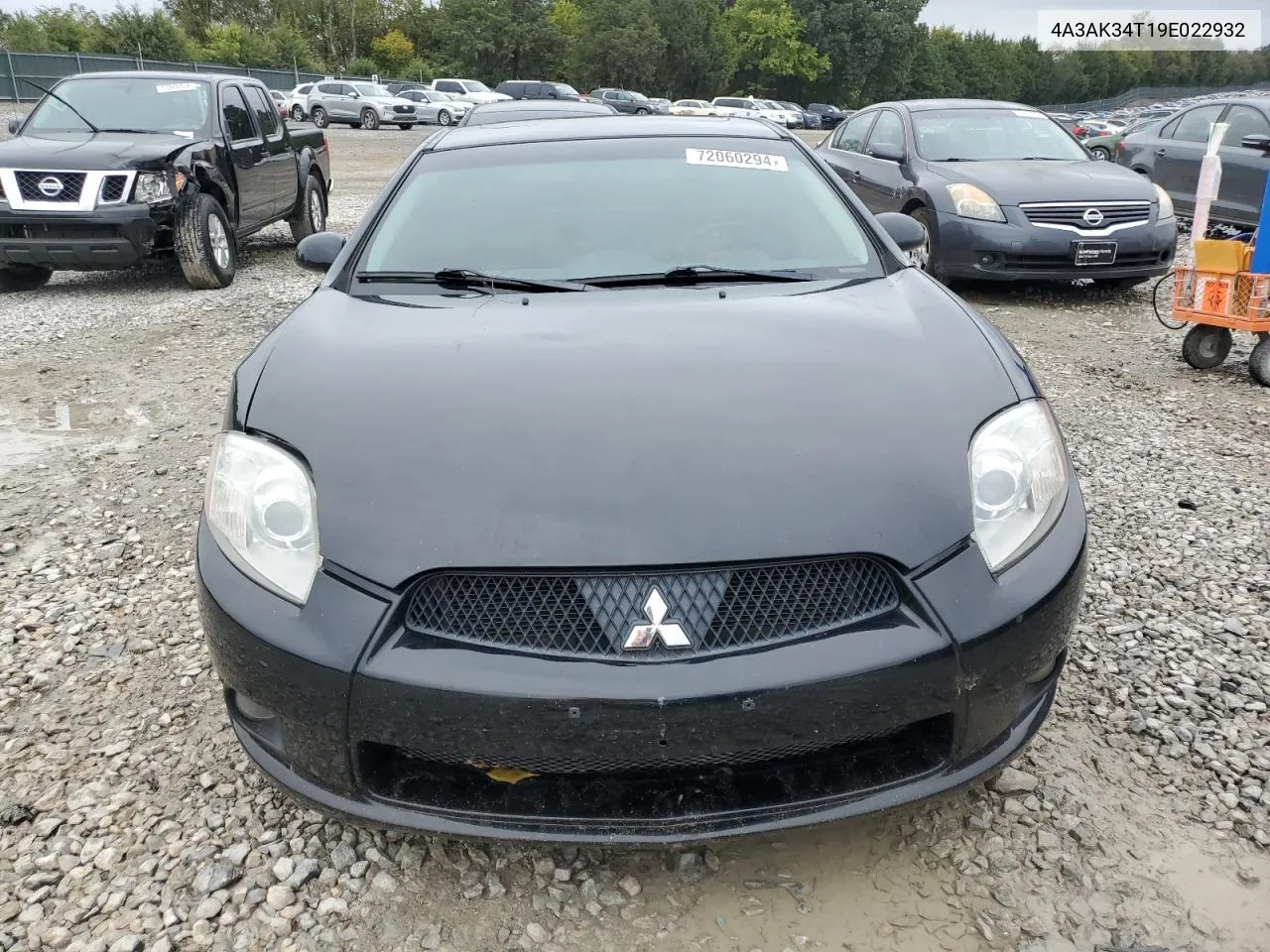 2009 Mitsubishi Eclipse Gt VIN: 4A3AK34T19E022932 Lot: 72060294