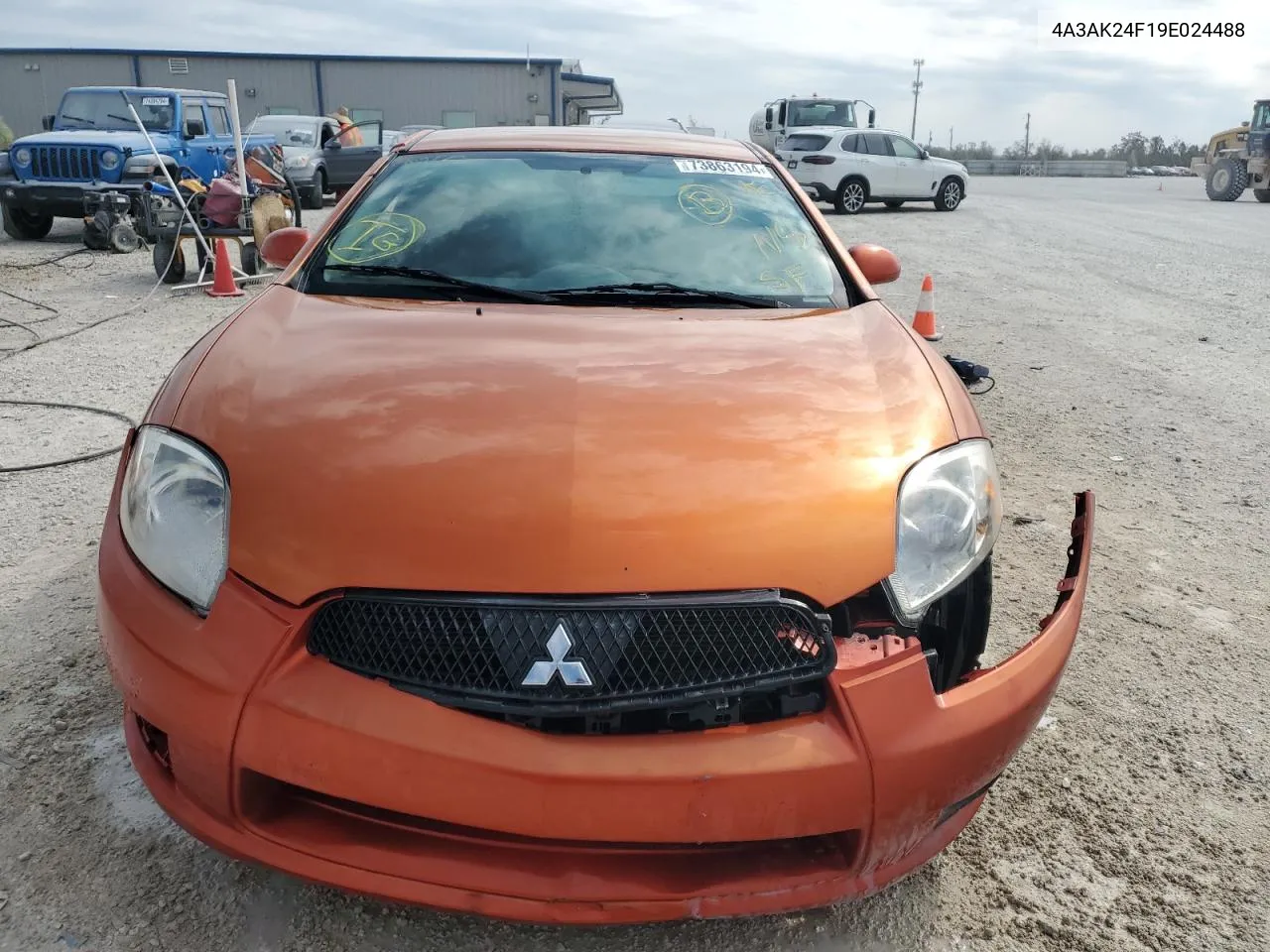 2009 Mitsubishi Eclipse Gs VIN: 4A3AK24F19E024488 Lot: 73863194