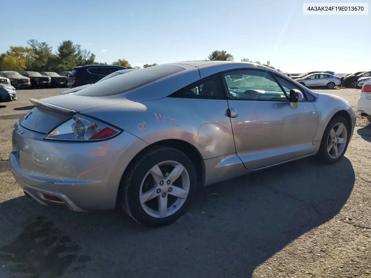 2009 Mitsubishi Eclipse Gs VIN: 4A3AK24F19E013670 Lot: 76370004