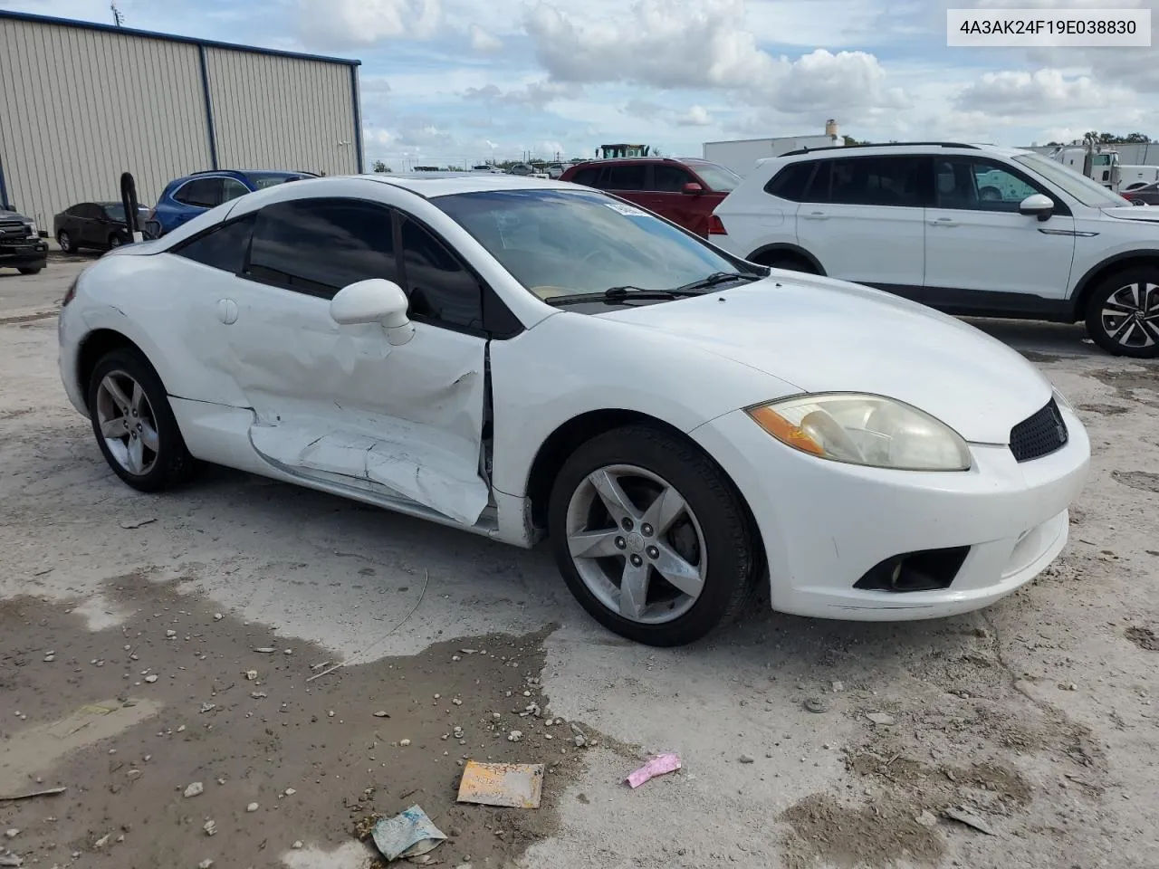 2009 Mitsubishi Eclipse Gs VIN: 4A3AK24F19E038830 Lot: 79469074