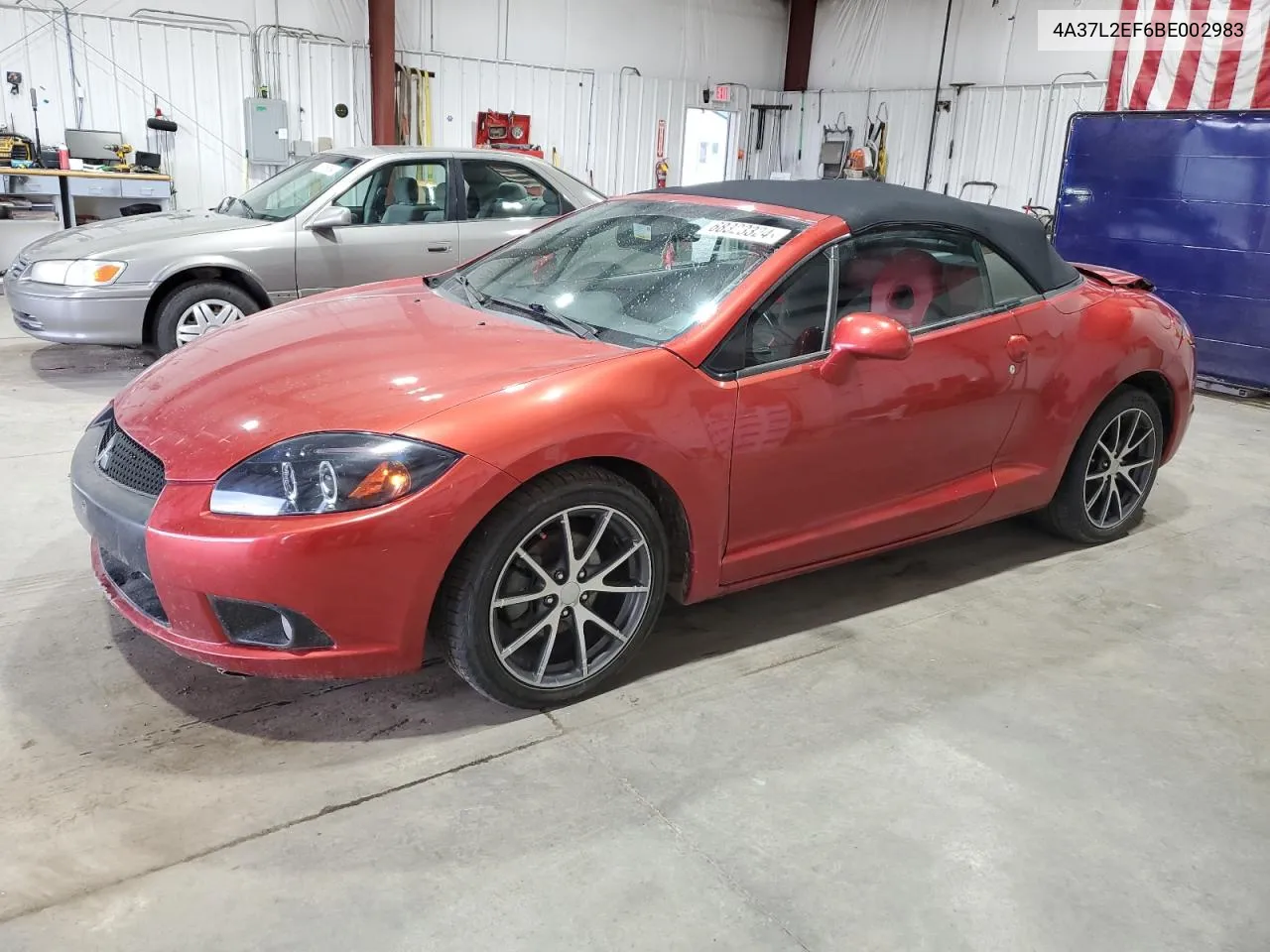 2011 Mitsubishi Eclipse Spyder Gs VIN: 4A37L2EF6BE002983 Lot: 68323324