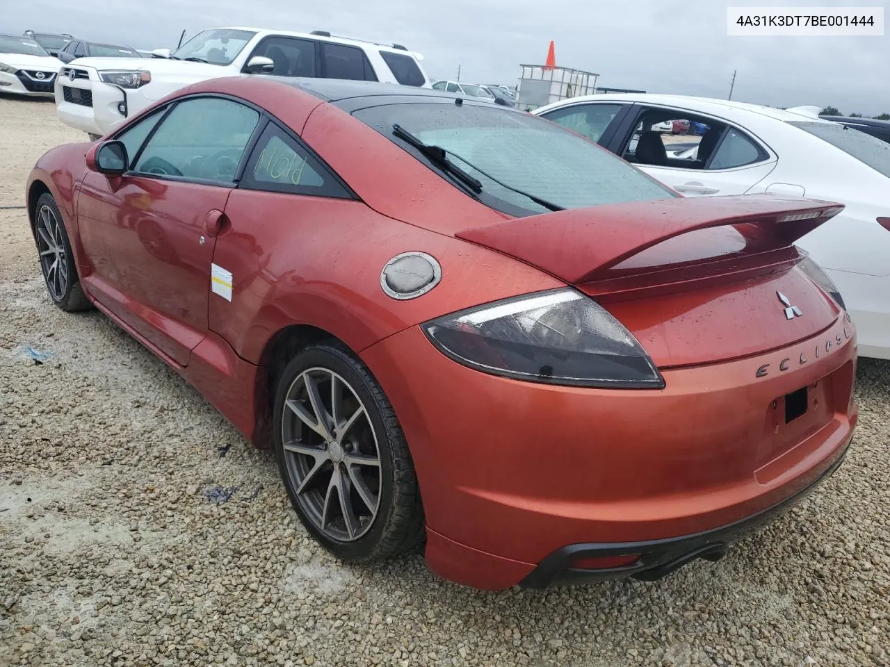 2011 Mitsubishi Eclipse Gt VIN: 4A31K3DT7BE001444 Lot: 74344294