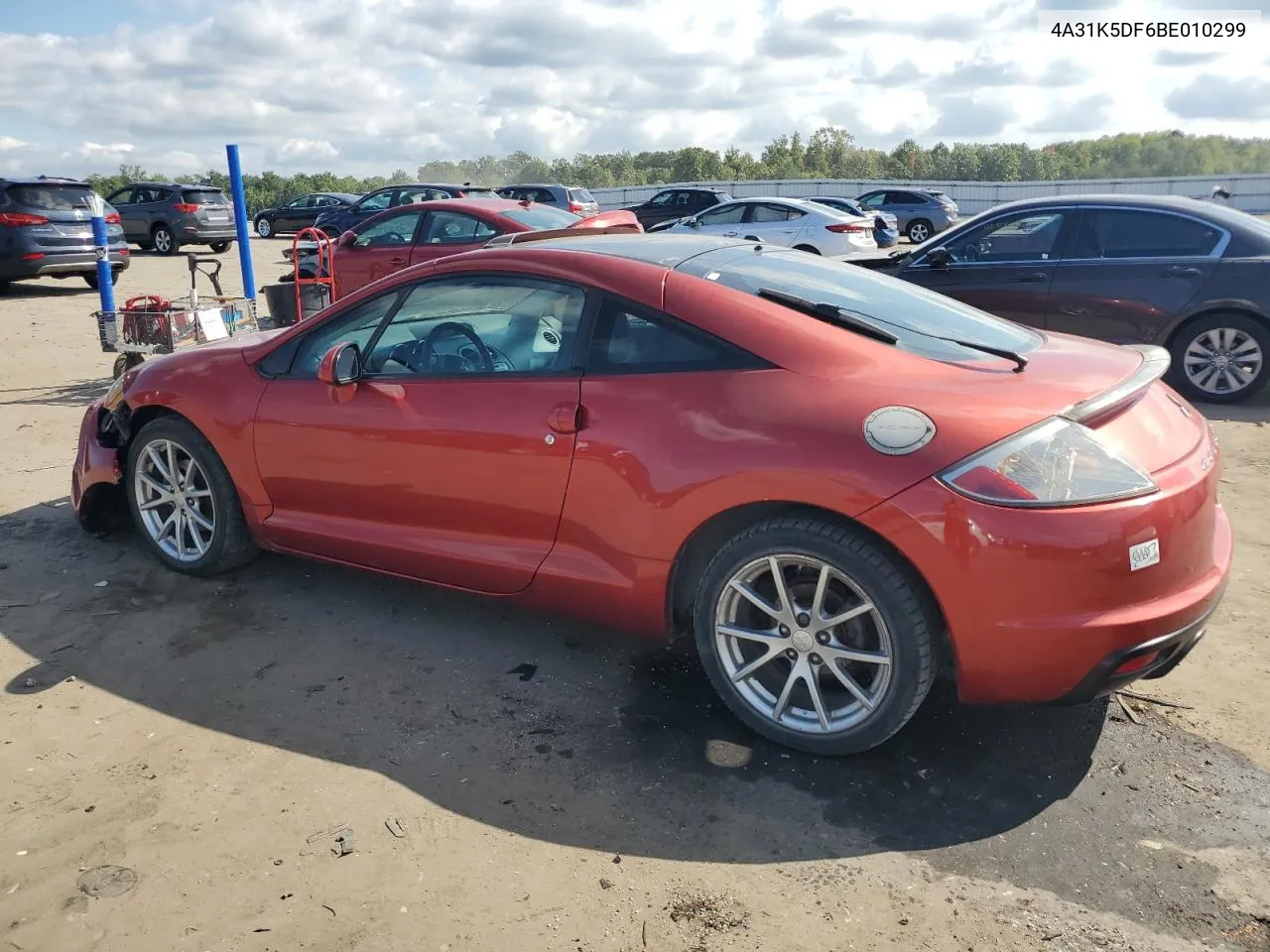 2011 Mitsubishi Eclipse Gs Sport VIN: 4A31K5DF6BE010299 Lot: 74477774