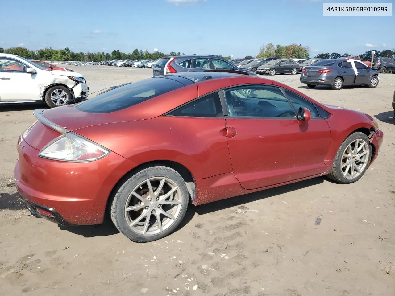 2011 Mitsubishi Eclipse Gs Sport VIN: 4A31K5DF6BE010299 Lot: 74477774