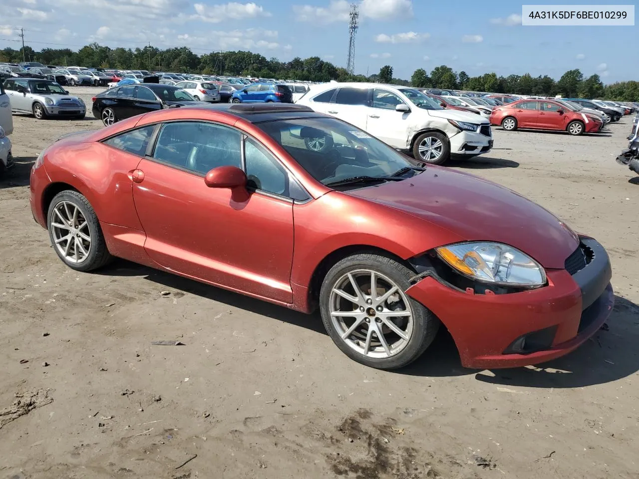 2011 Mitsubishi Eclipse Gs Sport VIN: 4A31K5DF6BE010299 Lot: 74477774