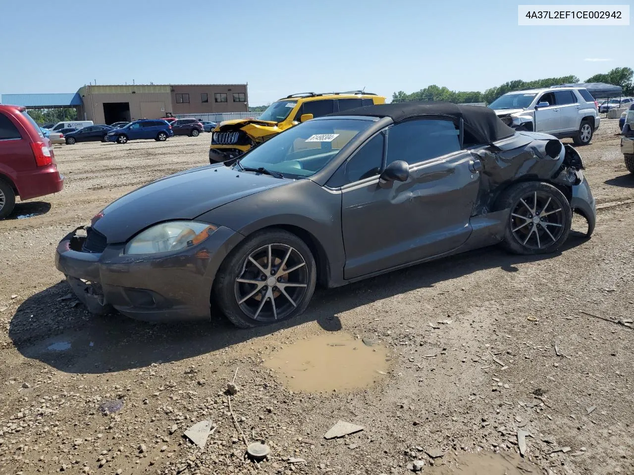 2012 Mitsubishi Eclipse Spyder Gs VIN: 4A37L2EF1CE002942 Lot: 61498304