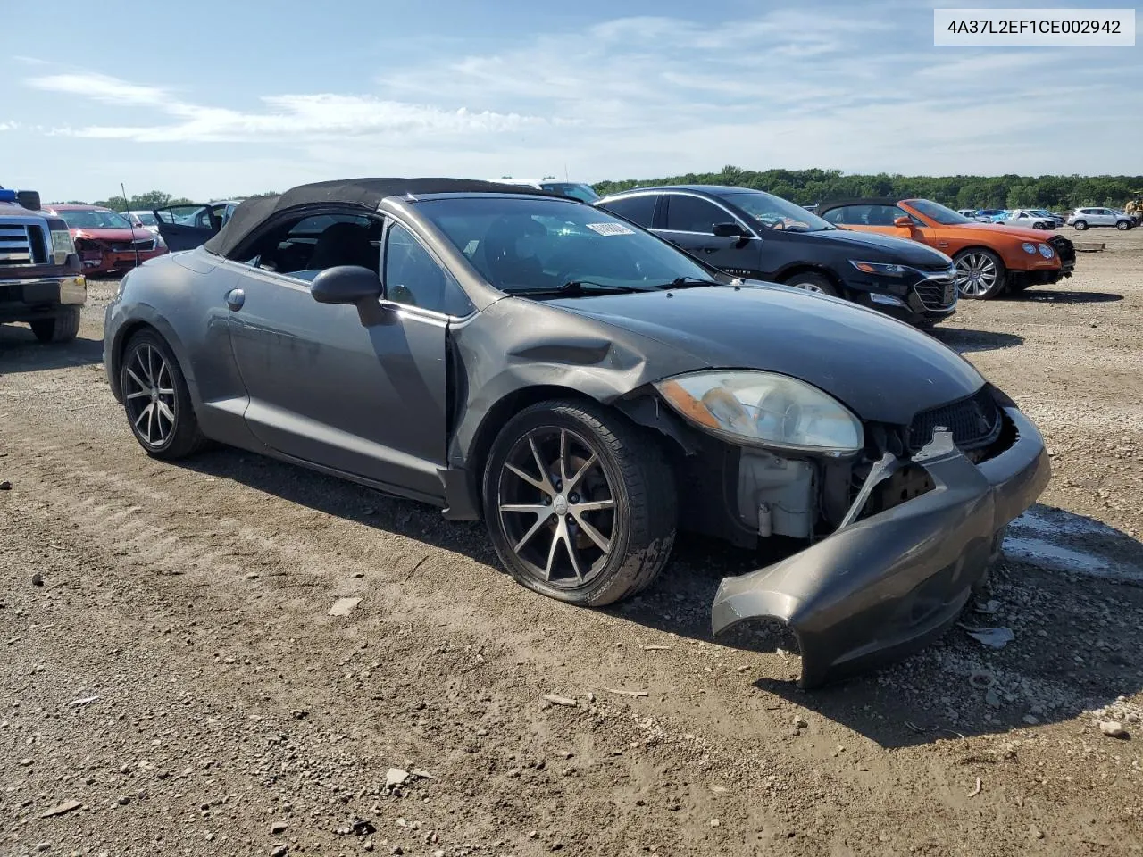 2012 Mitsubishi Eclipse Spyder Gs VIN: 4A37L2EF1CE002942 Lot: 61498304