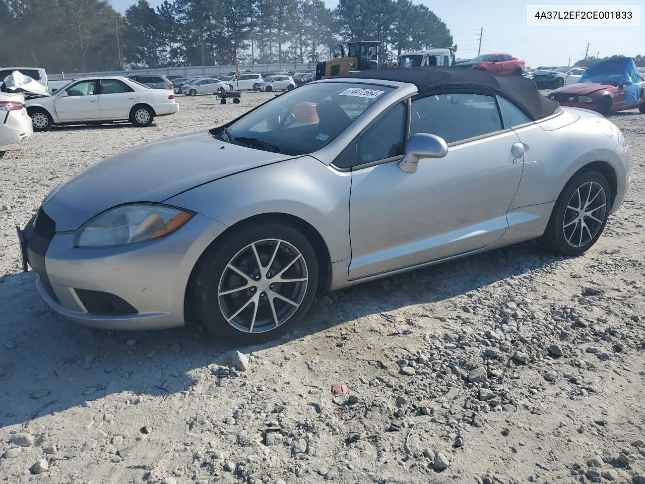 2012 Mitsubishi Eclipse Spyder Gs VIN: 4A37L2EF2CE001833 Lot: 74472664