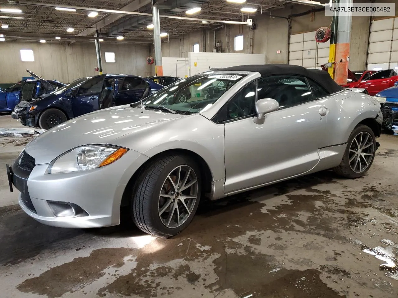 2012 Mitsubishi Eclipse Spyder Gt VIN: 4A37L3ET3CE005482 Lot: 78828534