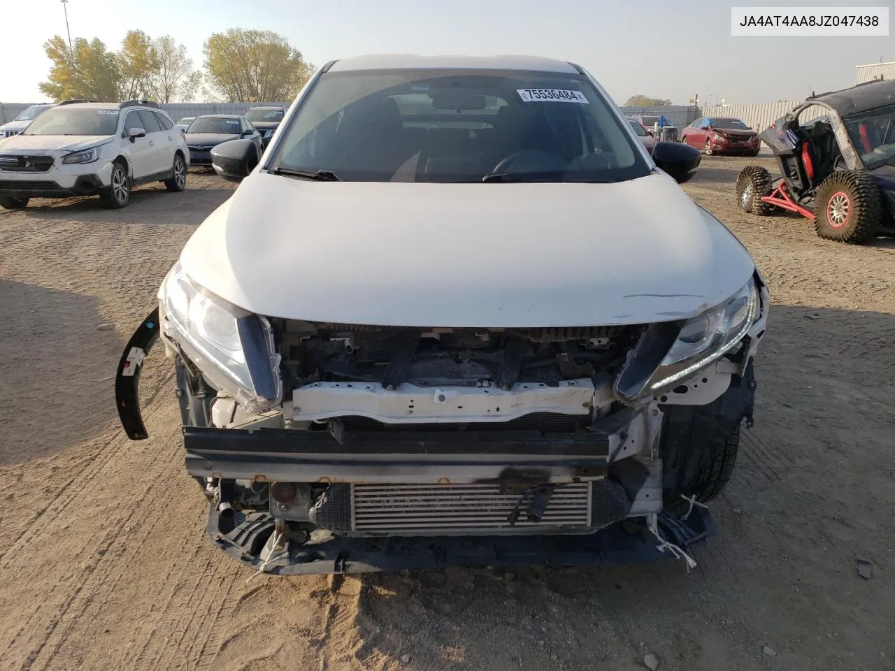 2018 Mitsubishi Eclipse Cross Le VIN: JA4AT4AA8JZ047438 Lot: 75536484