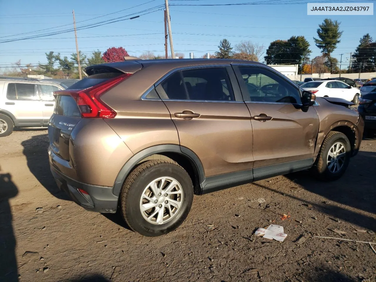 2018 Mitsubishi Eclipse Cross Es VIN: JA4AT3AA2JZ043797 Lot: 79579594