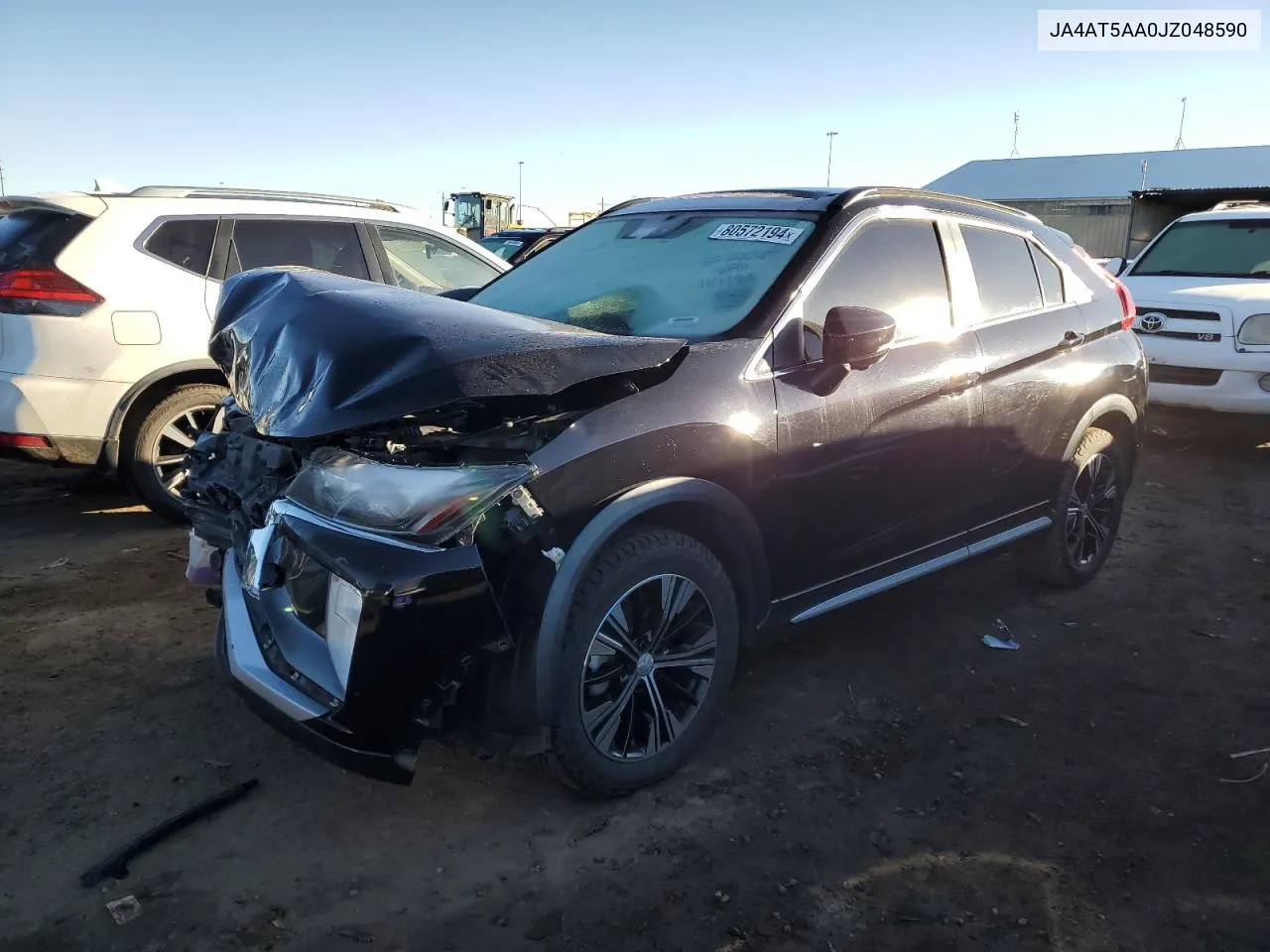 2018 Mitsubishi Eclipse Cross Se VIN: JA4AT5AA0JZ048590 Lot: 80572194