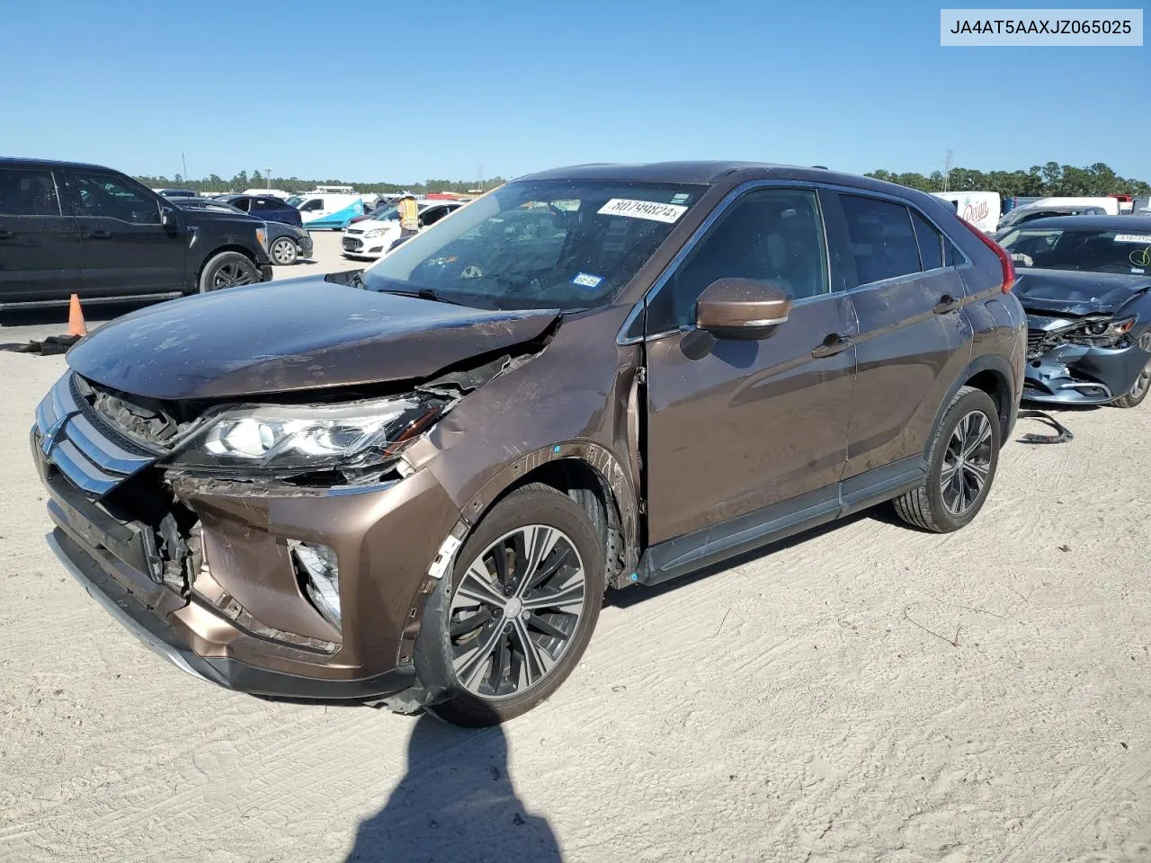 2018 Mitsubishi Eclipse Cross Se VIN: JA4AT5AAXJZ065025 Lot: 80799824