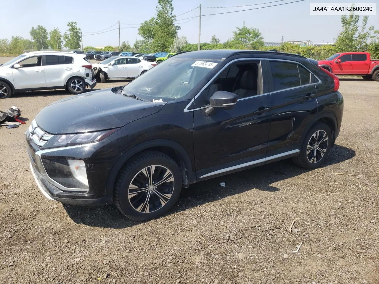 2019 Mitsubishi Eclipse Cross Le VIN: JA4AT4AA1KZ600240 Lot: 54562443