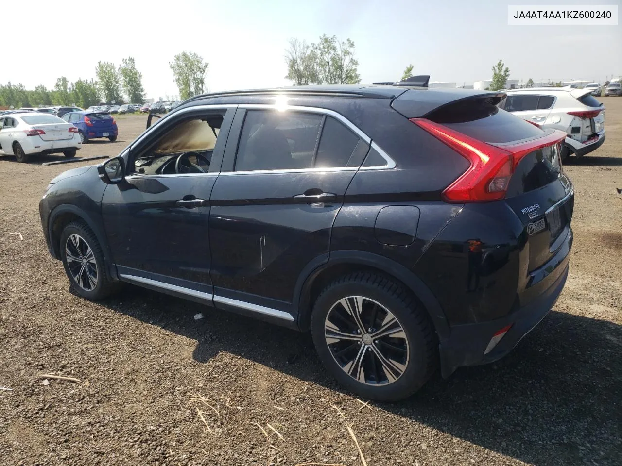 2019 Mitsubishi Eclipse Cross Le VIN: JA4AT4AA1KZ600240 Lot: 54562443