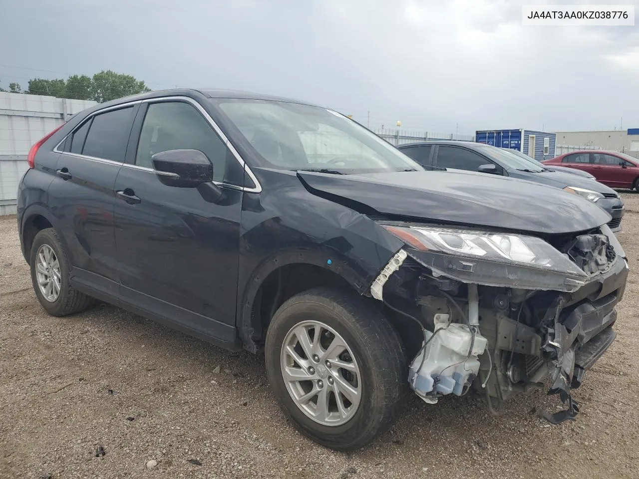 2019 Mitsubishi Eclipse Cross Es VIN: JA4AT3AA0KZ038776 Lot: 60654244