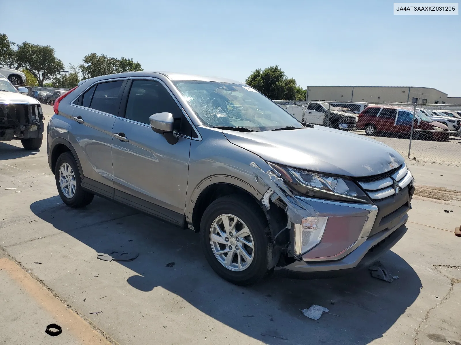 2019 Mitsubishi Eclipse Cross Es VIN: JA4AT3AAXKZ031205 Lot: 63666324