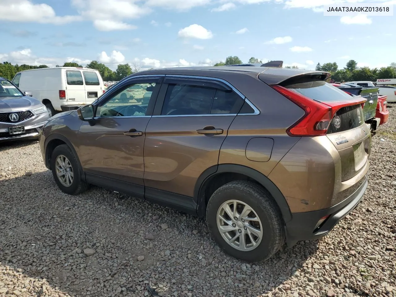 2019 Mitsubishi Eclipse Cross Es VIN: JA4AT3AA0KZ013618 Lot: 68743784