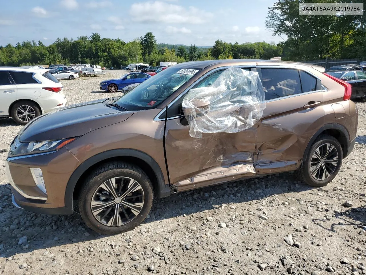 2019 Mitsubishi Eclipse Cross Se VIN: JA4AT5AA9KZ019784 Lot: 68954594