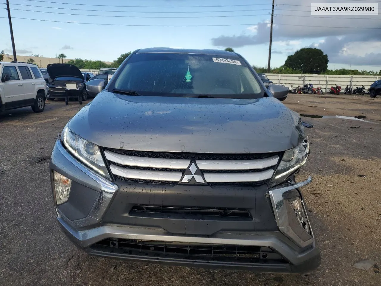 2019 Mitsubishi Eclipse Cross Es VIN: JA4AT3AA9KZ029980 Lot: 69493694