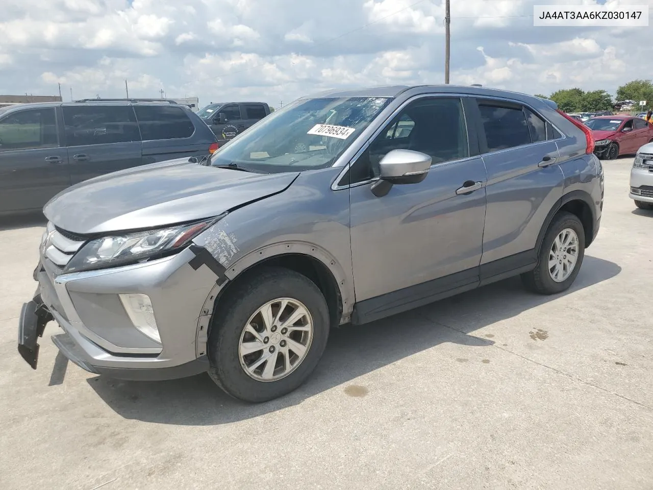 JA4AT3AA6KZ030147 2019 Mitsubishi Eclipse Cross Es