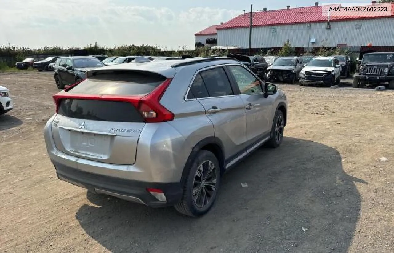 JA4AT4AA0KZ602223 2019 Mitsubishi Eclipse Cross Le