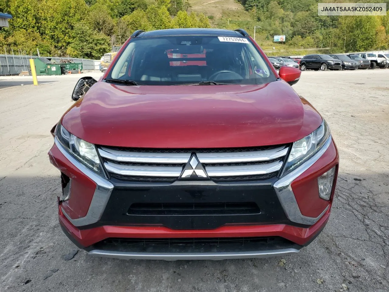 2019 Mitsubishi Eclipse Cross Se VIN: JA4AT5AA5KZ052409 Lot: 72753944