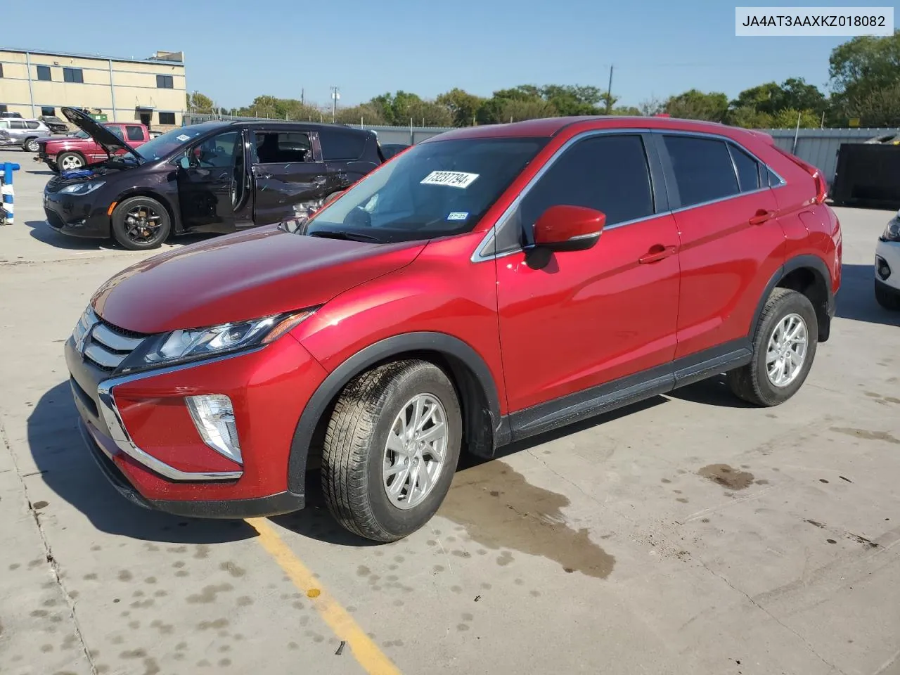 2019 Mitsubishi Eclipse Cross Es VIN: JA4AT3AAXKZ018082 Lot: 73237794