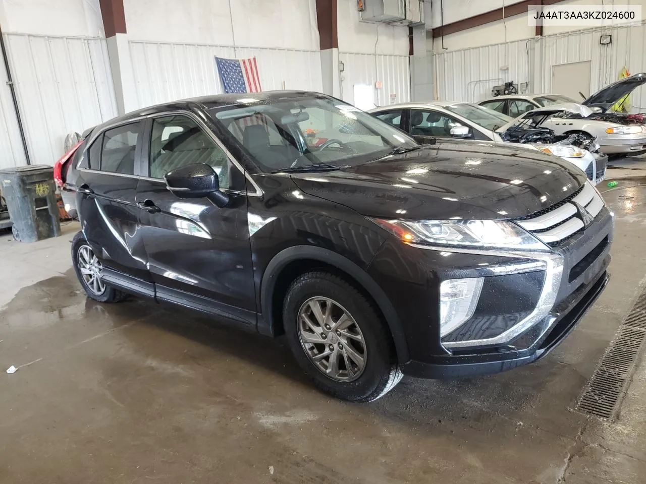 2019 Mitsubishi Eclipse Cross Es VIN: JA4AT3AA3KZ024600 Lot: 75559394