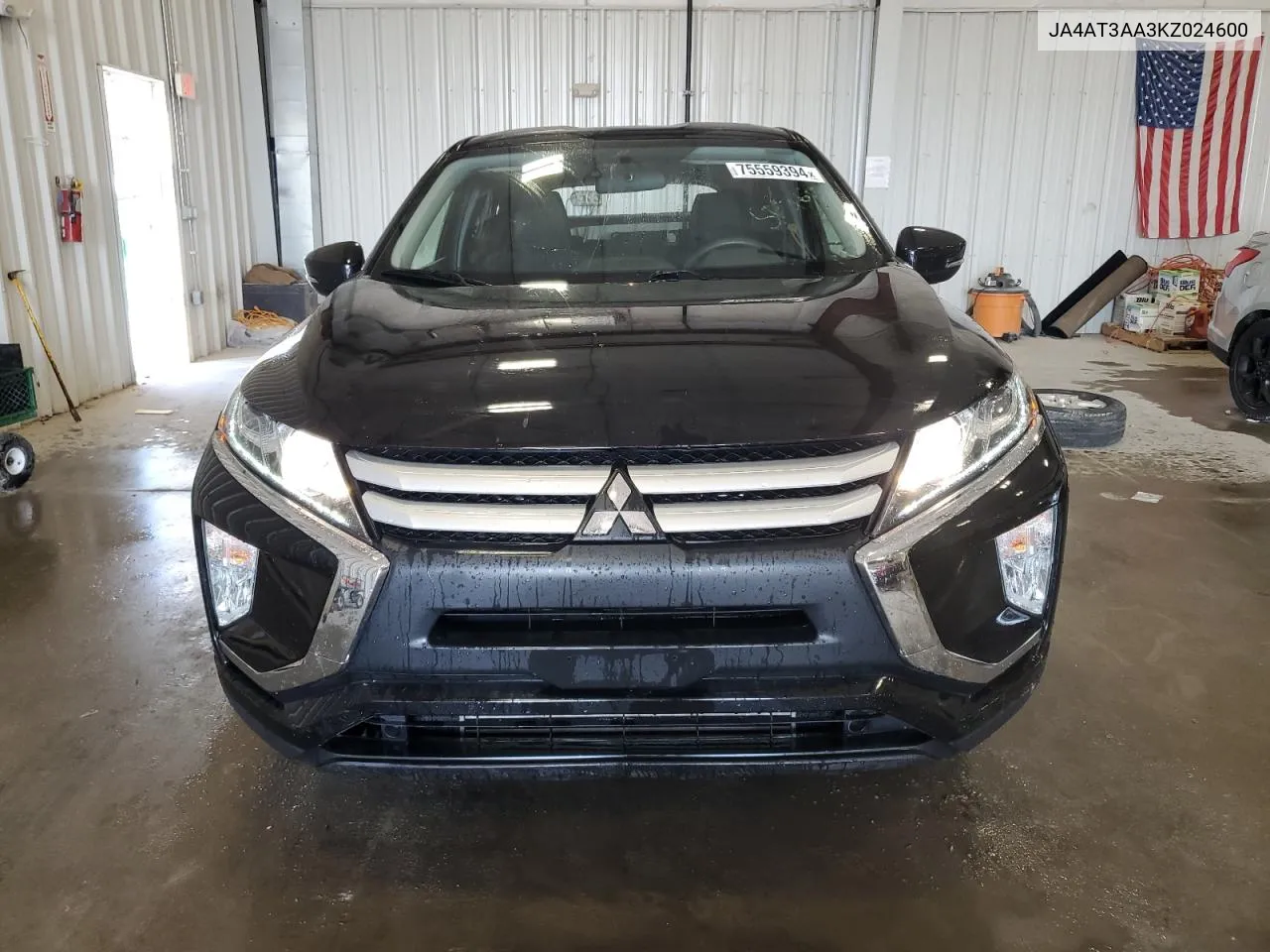 2019 Mitsubishi Eclipse Cross Es VIN: JA4AT3AA3KZ024600 Lot: 75559394